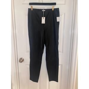 Good American GLV327 Woman's Faux Leather Pants  Leggings Black  Size 2XL NWT